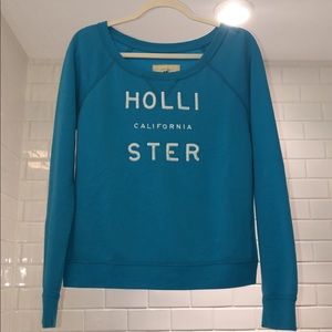 Wide Scoop Neck Sweatshirt from Hollister
